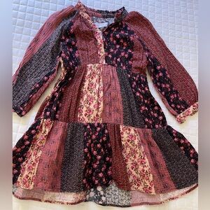 Zara- Floral Patchwork Dress